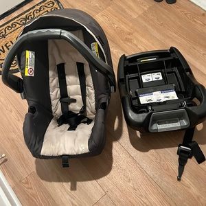 Car seat with base
